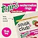 Snak Club Watermelon Rings, Tajin Chili & Lime Seasoned, Sweet and Spicy Gummy Candy, Mild in Heat Bold in Flavor, Low-Fat, Vegan, Gluten-Free Snack, Family Size, 11 Ounce