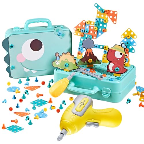 Mosaik Steckspiel Spielzeug,3D Mosaik Steckspiel Werkzeugkoffer...