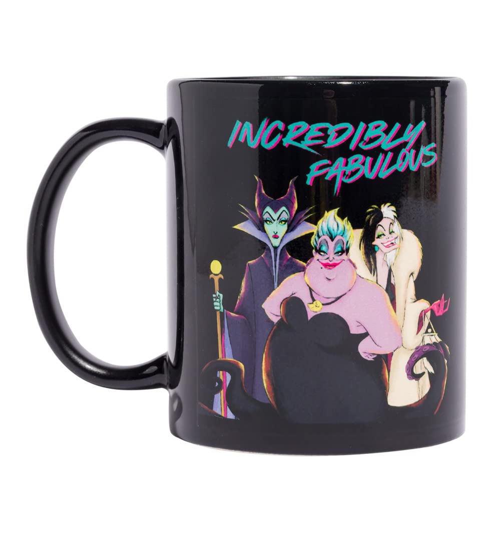 Disney Villains Mug in Presentation Gift Box (Incredibly Fabulous Design) 11oz Ceramic Mug - Official Merchandise