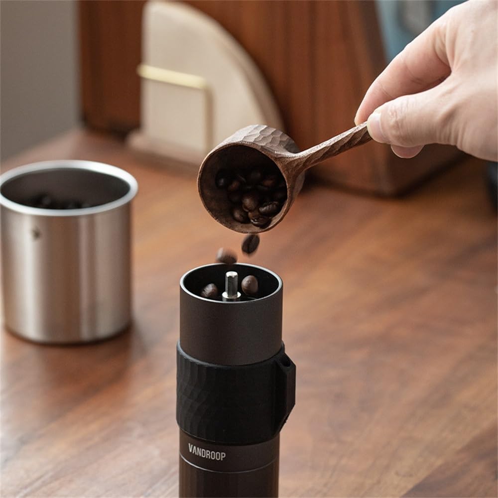 Cucchiaio per Chicchi di caffè Misurino for caffè in Legno. Paletta for Chicchi di caffè Utensile da Cucina per Raccogliere