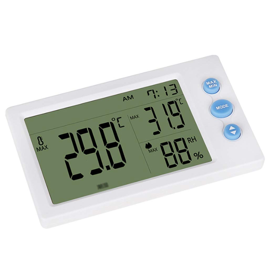 Misuratore di Temperatura e umidità ad Alta precisione con Display Digitale da Parete, sensore Multifunzione per Cintura per Uso Domestico