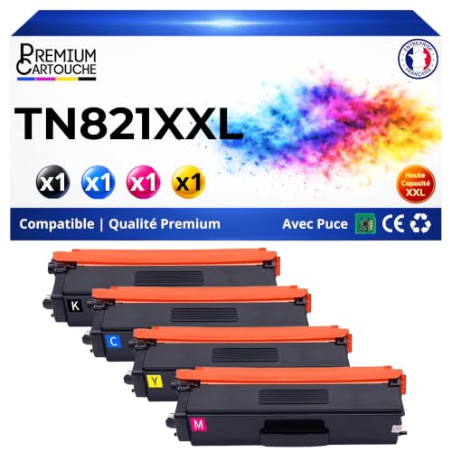 Pack toners TN821XXL pour imprimer vos grands volumes de dossiers sans panne