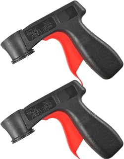 2Pcs Spray Can Trigger Handle with Full Hand Grip, Convert Spray Cans to Paint Sprayer, Reusable Automotive Body Repair Paint Sprayer