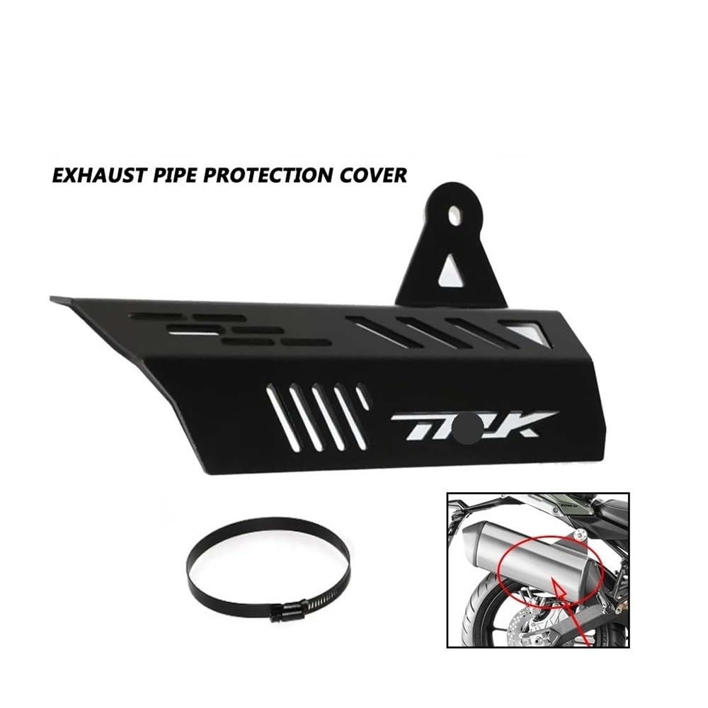 Scudo termico moto Per TRK702X TRK702 TRK 702X TRK 702X2022 2023 2024 Moto Tubo Di Scarico Scudo Termico Copertura Silenziatore Della Protezione Della Protezione
