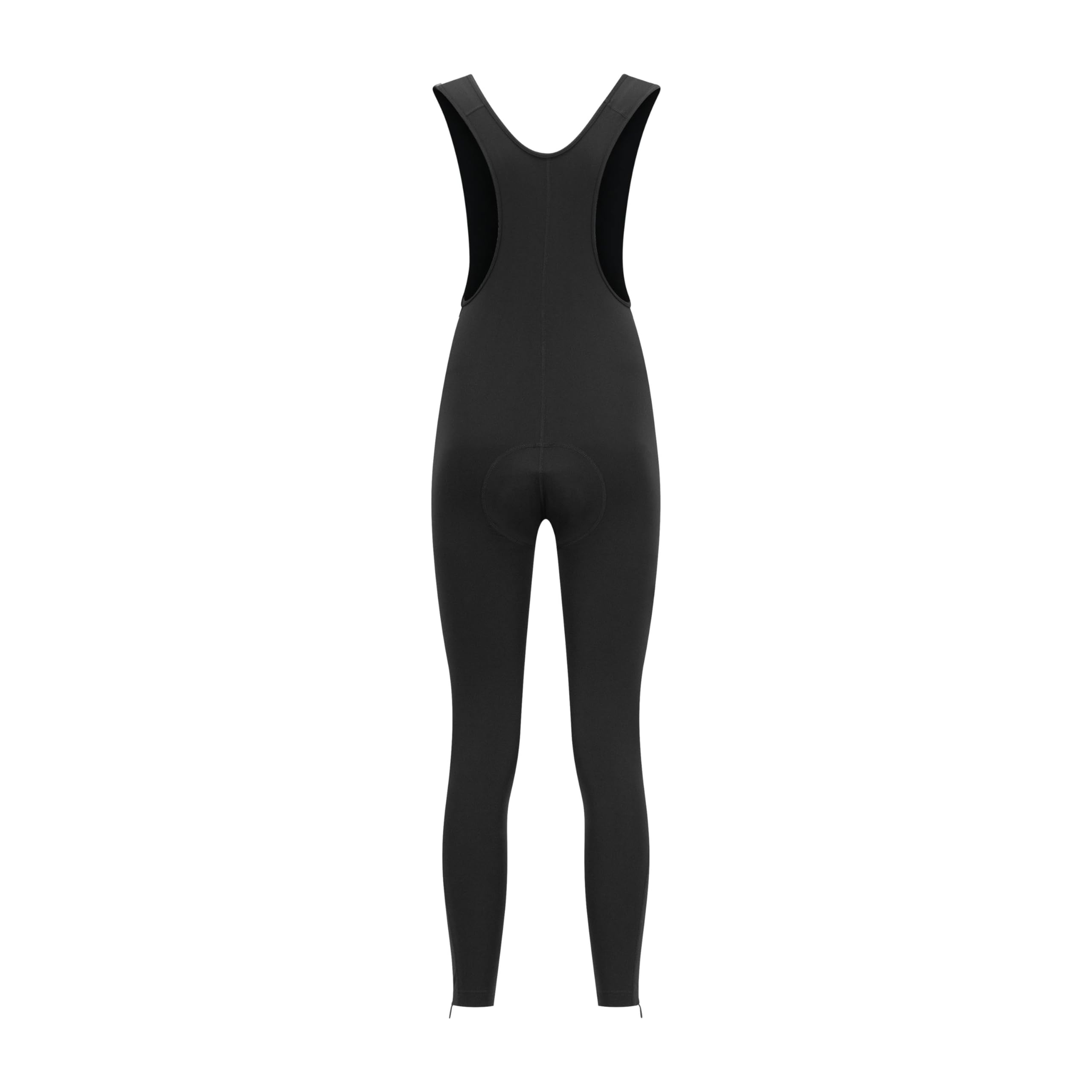 Rogelli Core Pantaloni Lunghi da Ciclismo - con Bretelle Donne, Nero, Misura 2XL