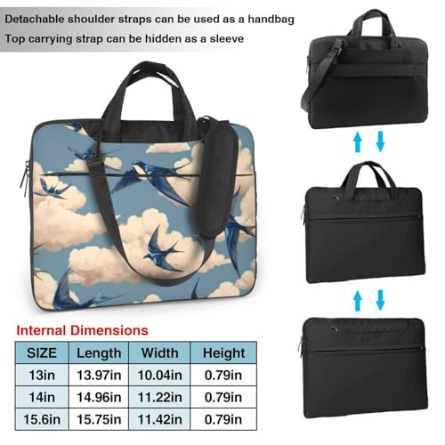 Bolsa para portátil impermeable tipo maletín 14 pulgadas miniatura 3
