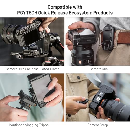 Image of PGYTECH 2 Pcs Arca-Type Quick Release Plates Parts Replacement Switch Between Tripod, Monopod, Slider Arca Swiss Compatible