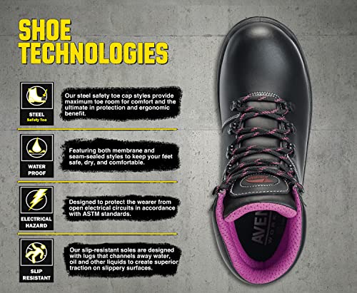 Avenger Work Boots Women's Medium Construction Boot3