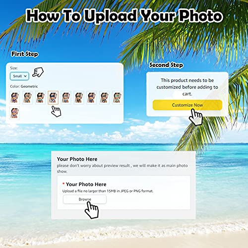 Custom Face Bikini Set for Women High Waisted Personalized Swimsuits with Photo Two Piece Pool Party Funny Gift4