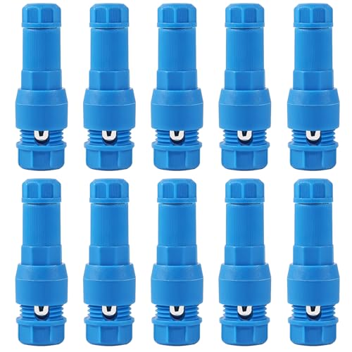 10Pcs Low Voltage Landscape Wire Connector, Waterproof 12/14/16/18 AWG Light Wire Cable Connectors for Outdoor LED Path Garden Spotlights Lawn Lamp - Blue