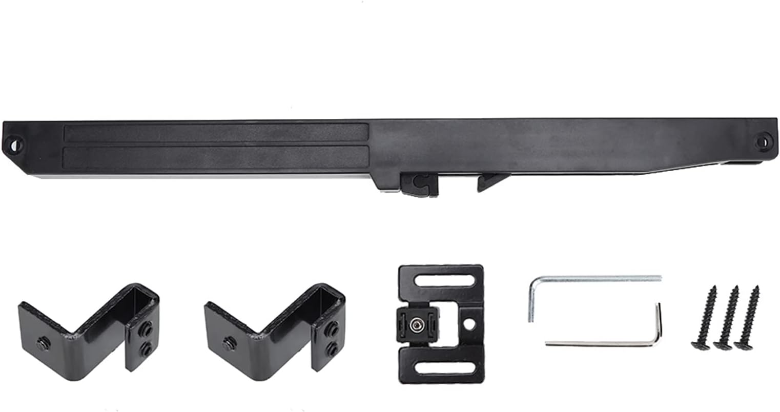 Soft Close Mechanism, Soft and Effortless Buffer Damper Kitchen Hinge Damper for Sliding Barn Door Adjustable Rise & Fall (12.2 * 1.22 * 0.87in)