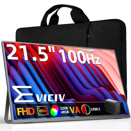 Amazon.co.jp: EVICIV モバイルモニター 21.5インチ ケース付き 100Hz