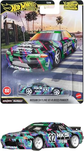 Image of Hot Wheels Bourvard Nissan Skyline GT-R(R32) Pandem Collectiable Toy Mini Car 3+ Multi JHW41