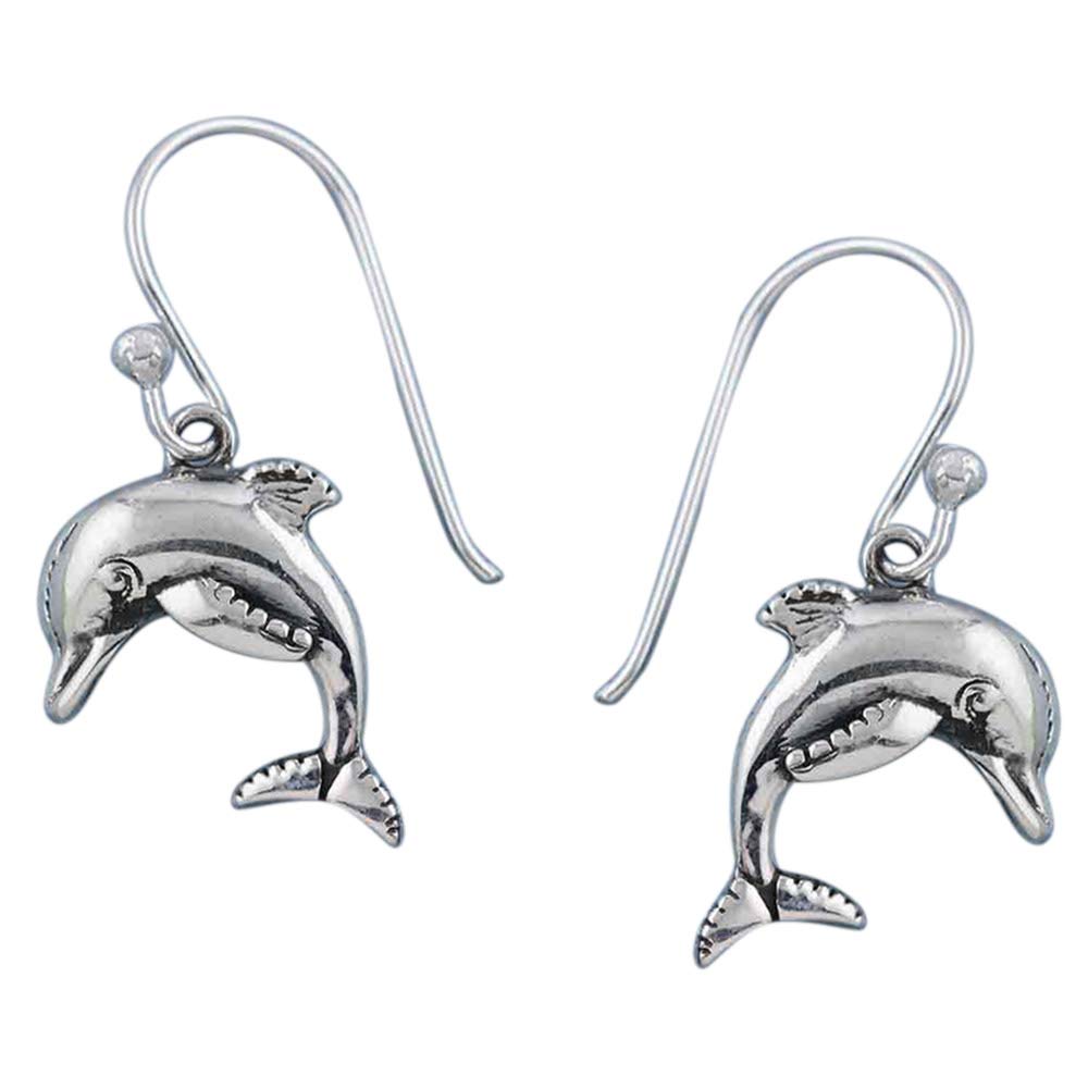 FOURSEVEN Jewellery 925 Sterling Silver Diving in the Distance Dolphin Dangler Earrings for Women and Girls (B0848QVMHW) Amazon Price History, Amazon Price Tracker
