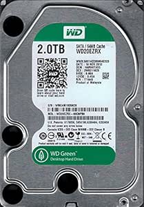Amazon.com: Western Digital WD20EZRX-00D8PB0 DCM: HARNKTJCG 2TB ...