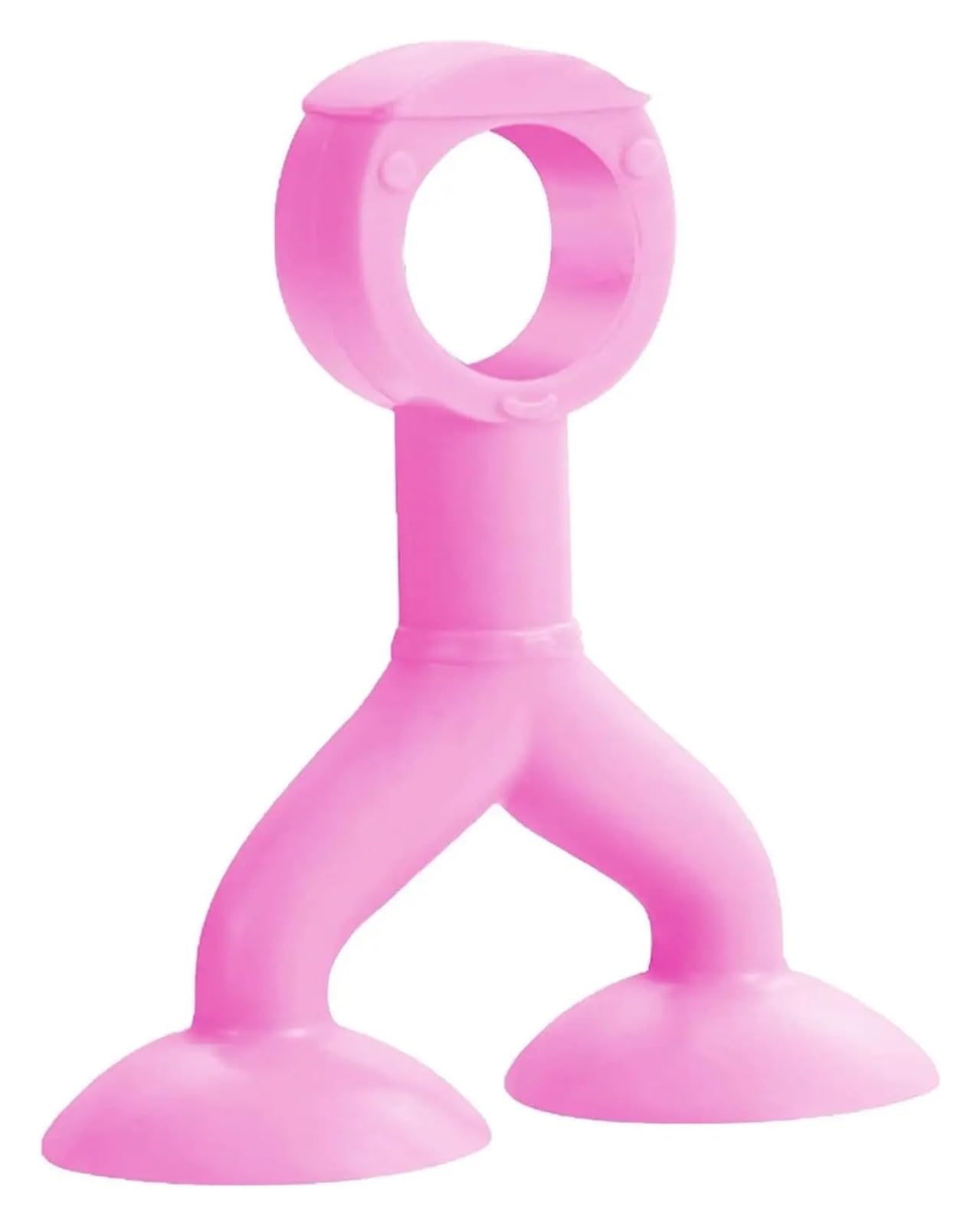 Kiddibubzi Pink 1Pc Silicone Door Stopper Door Handle Stopper Wall Protector Door Stopper Suction Cup Anti-Collision Door Handle Bumper(Pink)