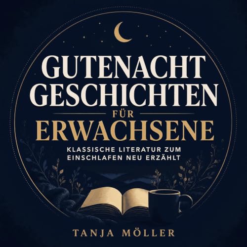 『Gutenachtgeschichten f&uuml;r Erwachsene: Klassische Literatur zum Einschlafen neu erz&auml;hlt』のカバーアート