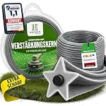 Heckenpracht – Heckenpracht® Trimmerfaden mit Verstärkungskern 2,4mm x 50m 