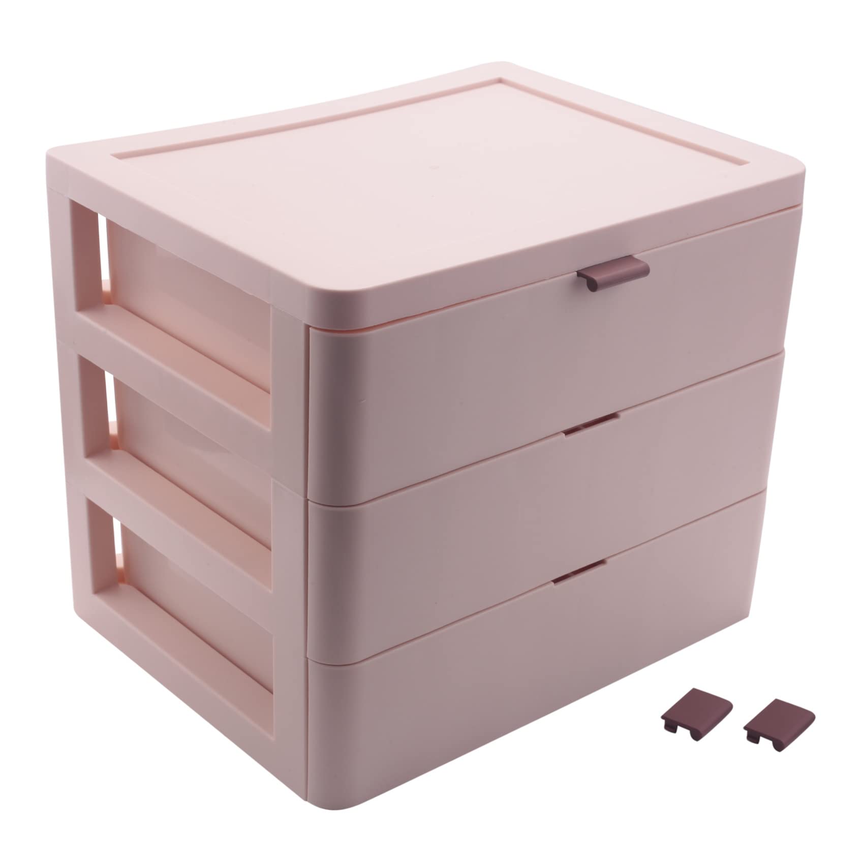 Organizer da scrivania per Ufficio a 3 Livelli, cassetto, Accessori da Bagno, Scatola portaoggetti per Cosmetici, Trucchi, Gioielli