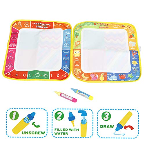 Qingsi Drawing Toys Water Drawing mat 29 x 29cm Board Painting and Writing for Kids Amazon.in