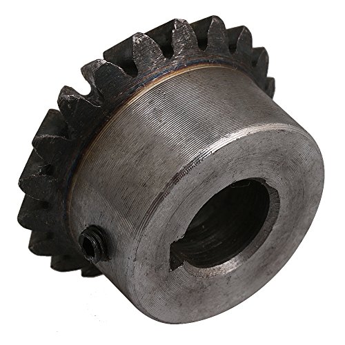 Yibuy 2Pcs 2 Modulus 20 Teeth 14Mm Hole Dia 90 Degrees Tapered Bevel Gear 45# Steel #TOP2