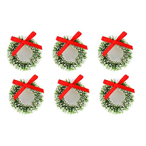 Mini Christmas Wreaths Decorations, 12 pcs - Image 5