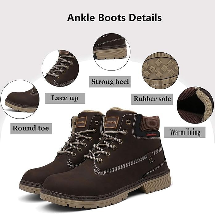 Image of Eagsouni Mens Womens Winter Snow Boots