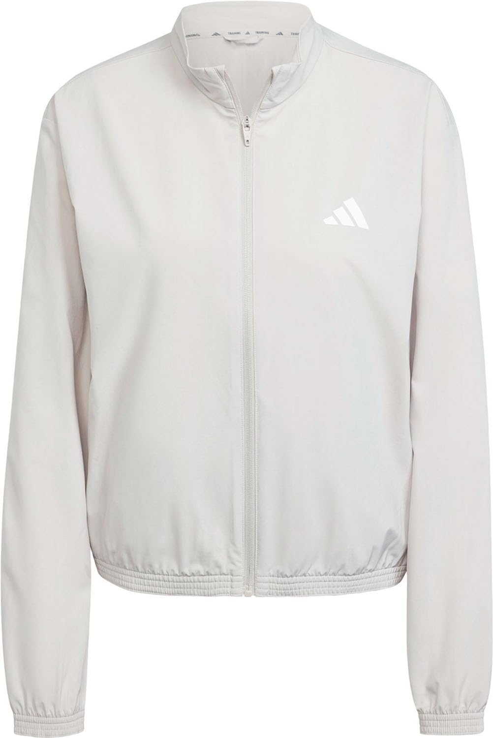 adidas womens Train Essentials 3-stripes Woven Warm Up Jacket