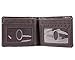 Big Skinny Men's L-Fold Passcase Leather Slim Wallet, Holds Up to 30 Cards, Brown