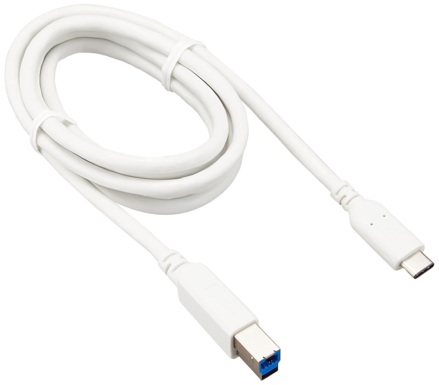 Digio2 ZUH-CB3115W USB 3.1 Type-C Cable, Gen.1 Type-C to USB3.1 [B] 4.9 ft (1.5 m), White