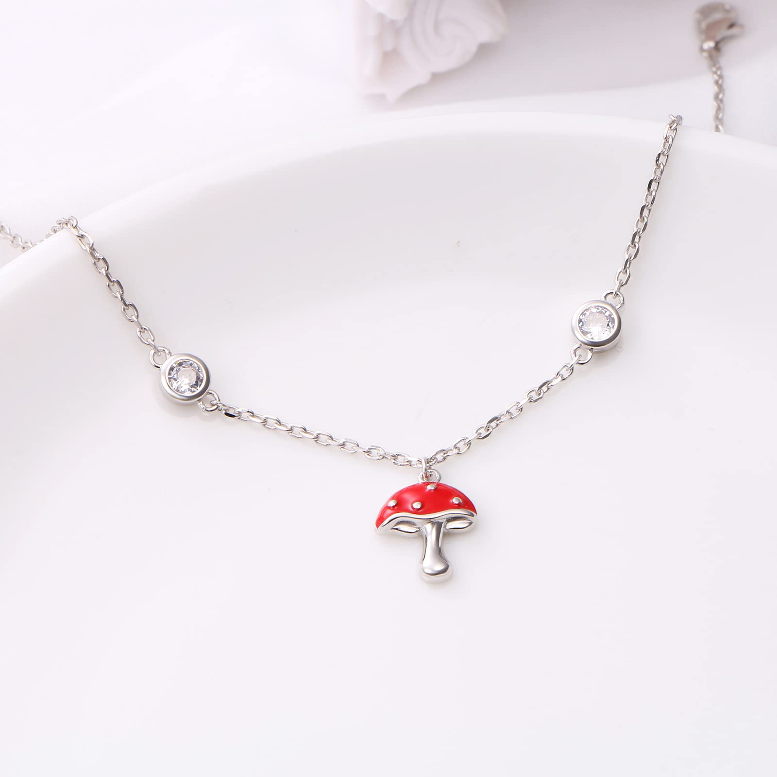 Tobilleras para mujer de plata de ley S925 ajustable, pulsera de tobillo para pie de playa, regalo de joyería, 100%, Circonita cúbica 5