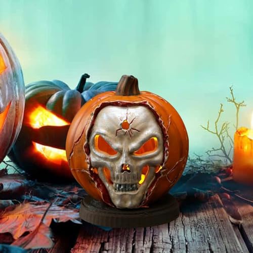 Décorations d'Halloween en forme de crâne pour table et salon