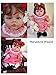 KOKOMANDY Reborn Baby Dolls Toddler Girl 23Inch 58cm Looking Real Childrens Silicone Babies Rooted Hair Handmade Weighted Body Doll Realistic Newborn Baby Doll Toy Gifts