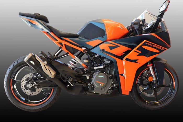 TechSpec Gripster Tank Grips – Compatible With KTM RC 390 (2021 – Current) – 62-4516-SS – Snakeskin