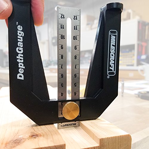 Milescraft 8601 Depth Gauge - Measure, Mark And Locate Depth Of Blade Or Bit On Table Saws thumb #6