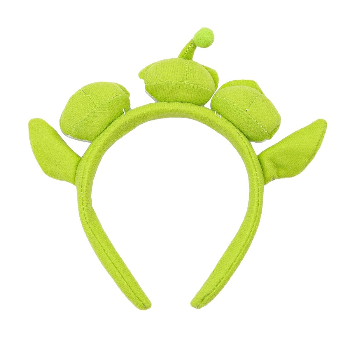 Cerchietto Elastico In Peluche Con Alieno A Tre Occhi - Design Anime Mostro