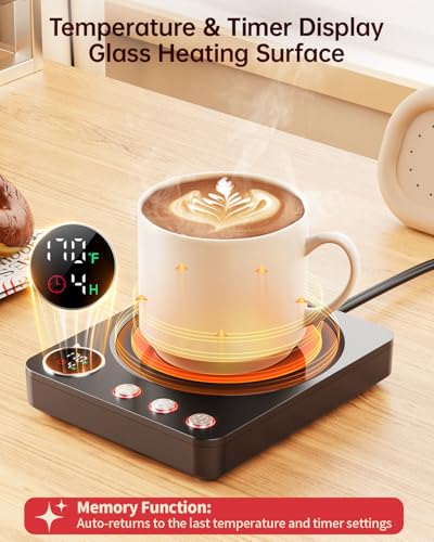 SWEETFULL 36W Coffee Mug Warmer with Auto Shut-Off