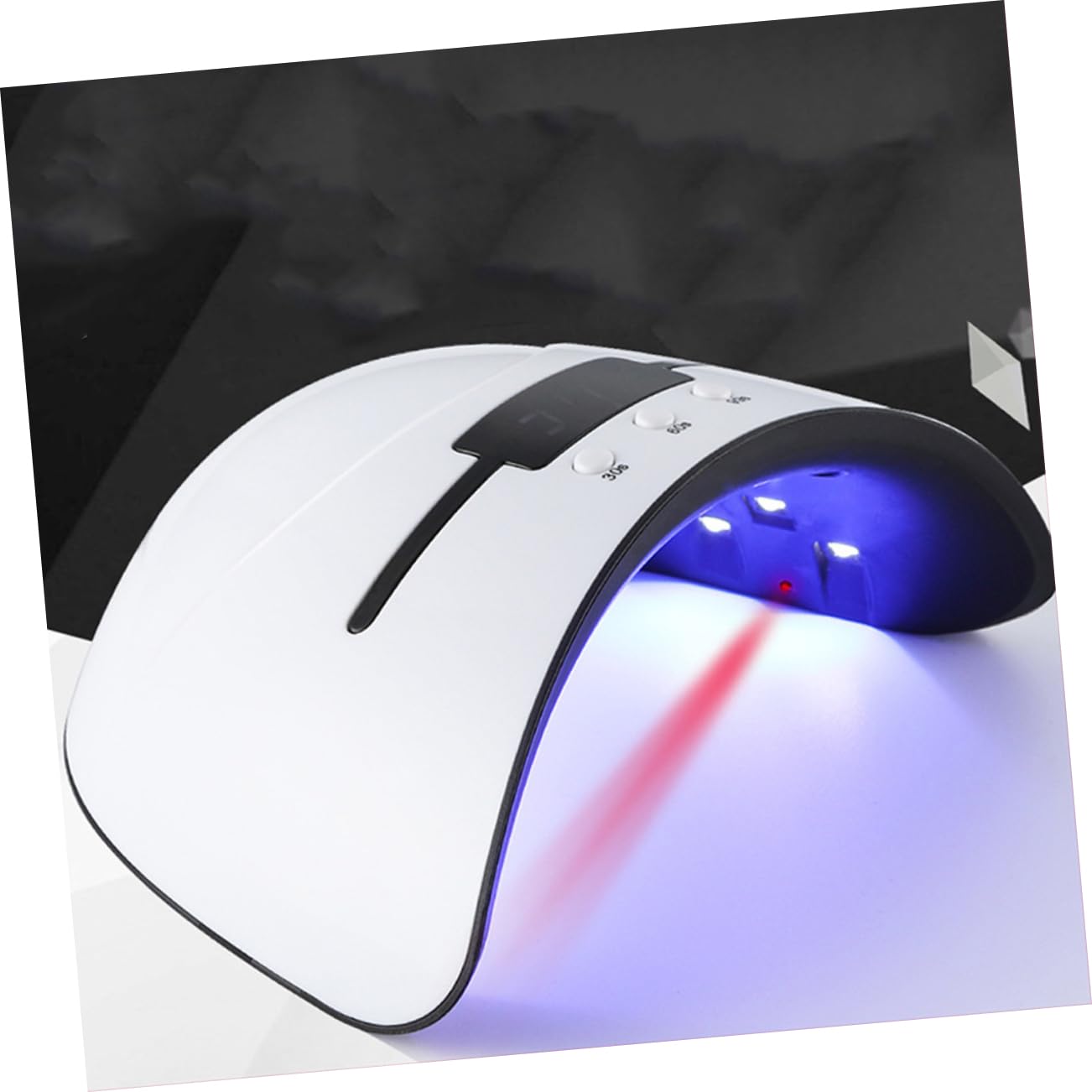 Healeved 36w Nail Dryer Gel Nail Light Timer Auto Induction for Women Diamond Case Design Salon Use