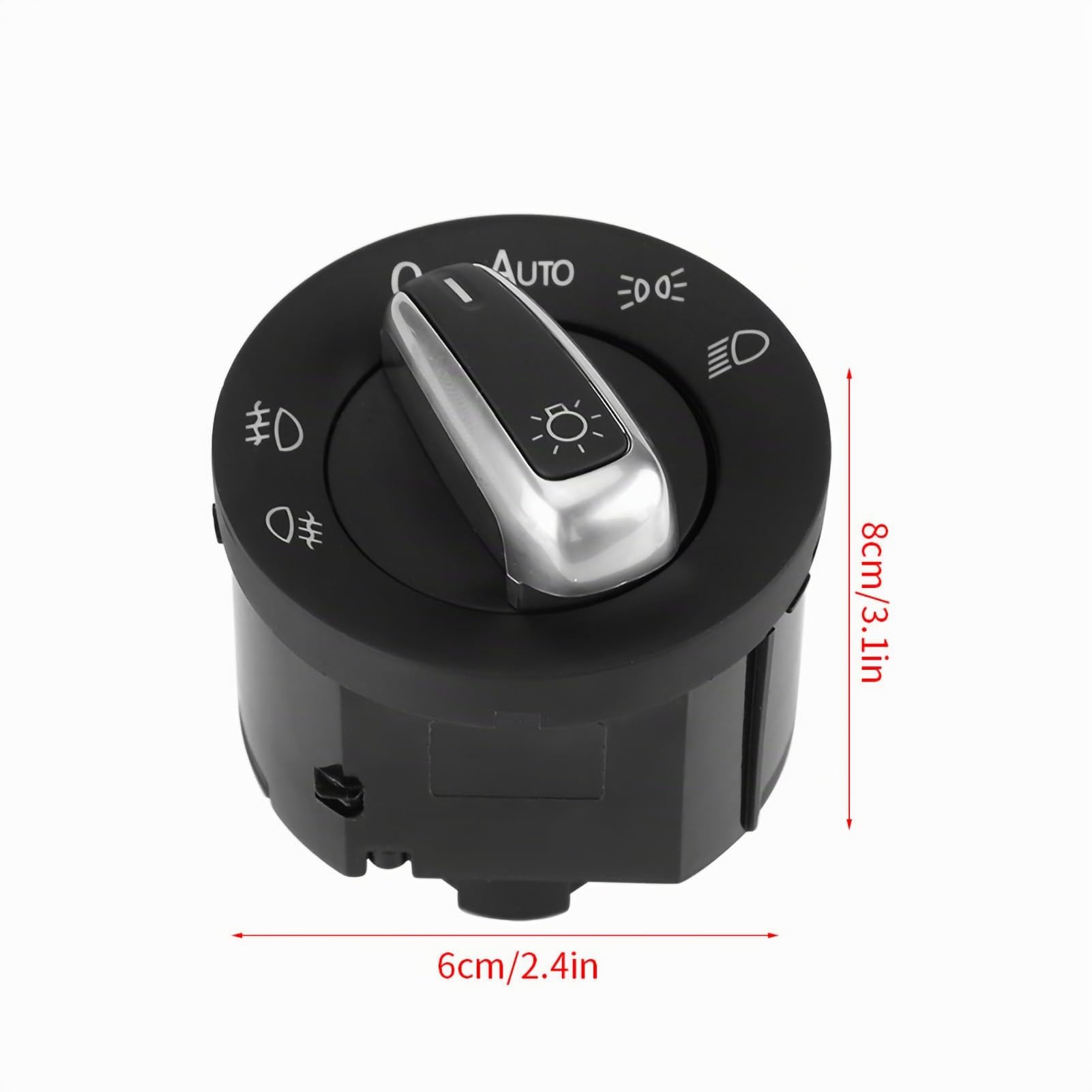 Interruttore Controllo Fari Auto Universale, Sensore Luce Intelligente, Modulo 5ND941431B, Installazione Semplice
