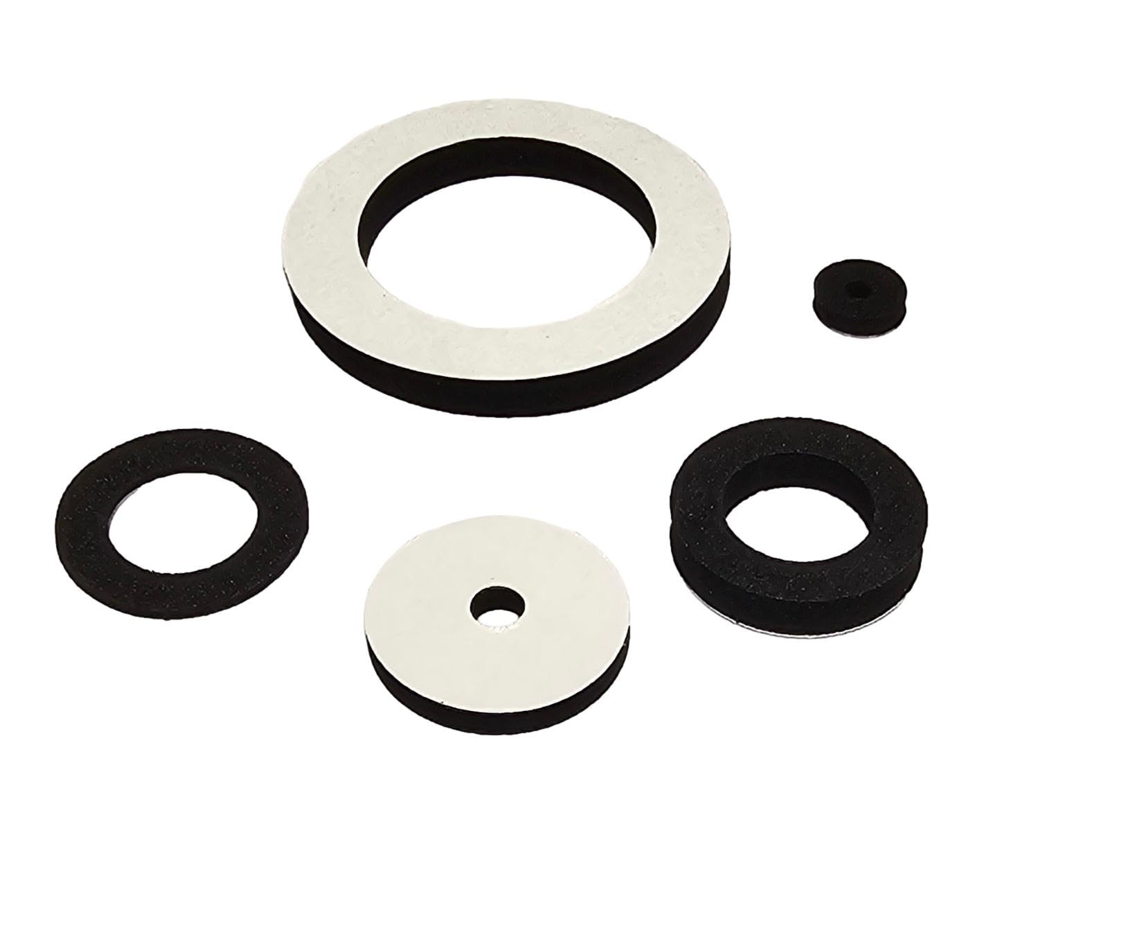 Sponge Neoprene Adhesive Backed Rubber Washer - Size; 4mm Thick - 24mm Inside Diam x 60mm Outside Diam