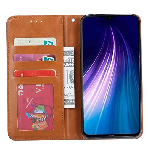 Étui en cuir Xiaomi Redmi Note 8 texture peau haute finition