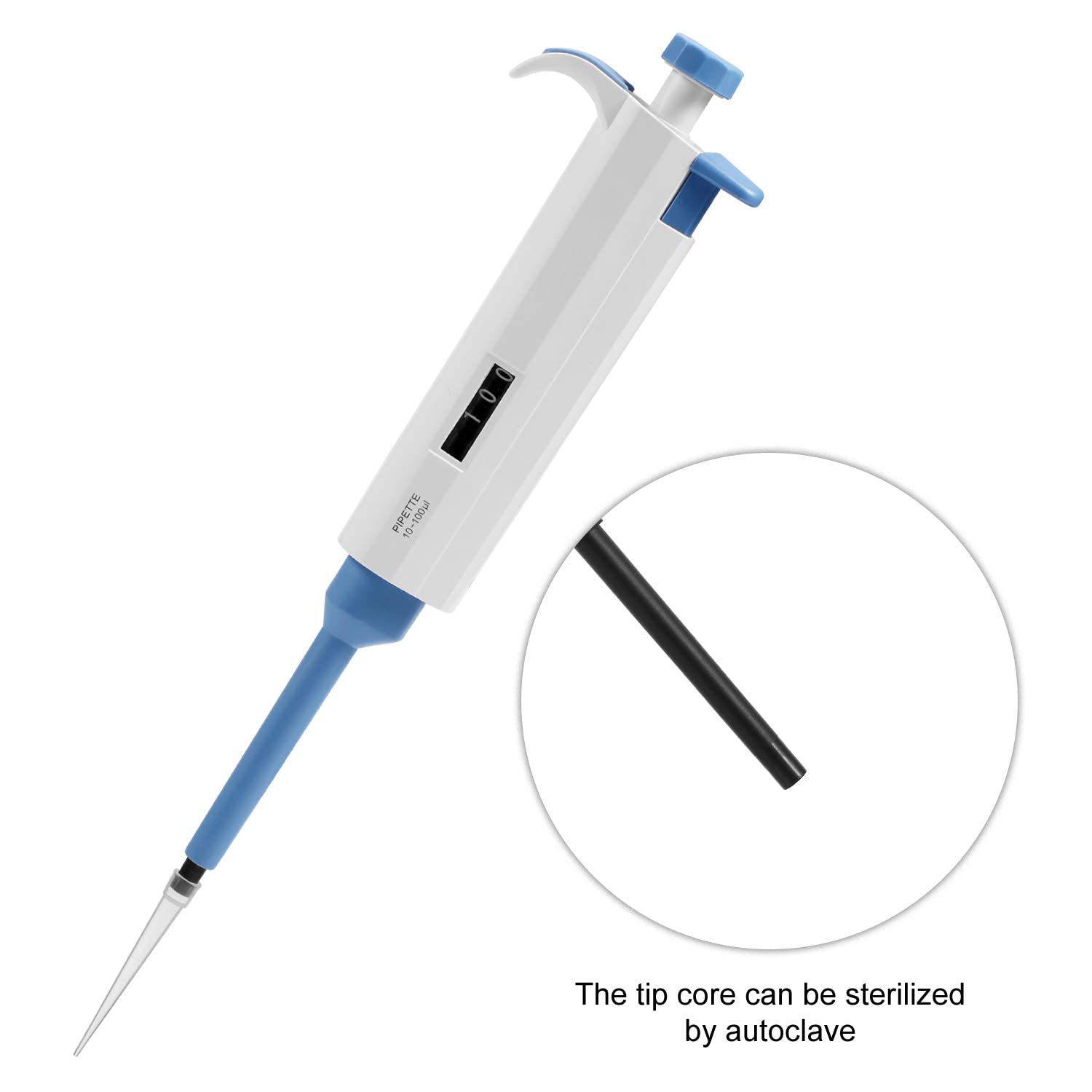 Adjustable Pipette 10ul100ul Pipettor Micropipette HighAccurate