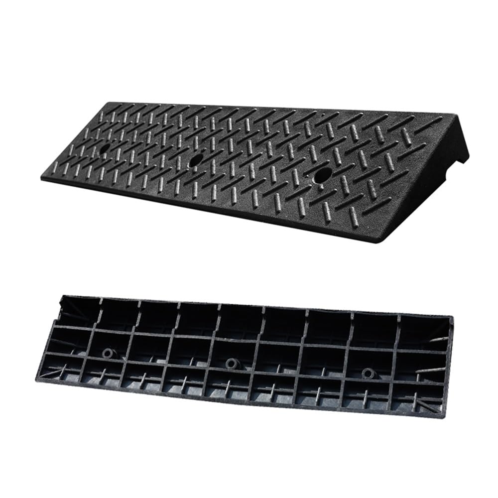Rampa De Umbral De Puerta 4cm-15cm De Altura, Rampa De Goma Antideslizante Rampas De Bordillo para Coche, Rampa De Acceso Robusta Largo 100cm(100x25x5cm/39x10x2in)