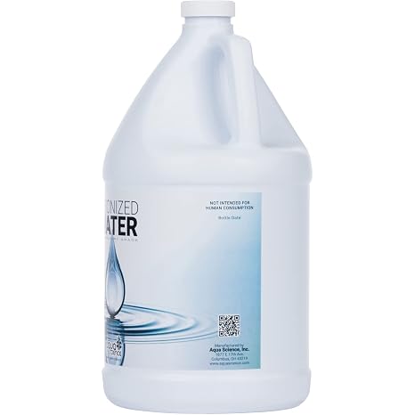 Deionized Water - Prime Demineralized Solution - Certified Laboratory Grade DI Water - Sterile for Deep Cleaning, Cooling, Cosmetic, Hygiene