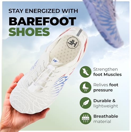 Image of Hike Footwear HF Signature Healthy & Non-Slip Breathable Barefoot Shoesfor Women Men, Wide Toe Flexible, Lightweight Daily Wear Walking Shoes Unisex