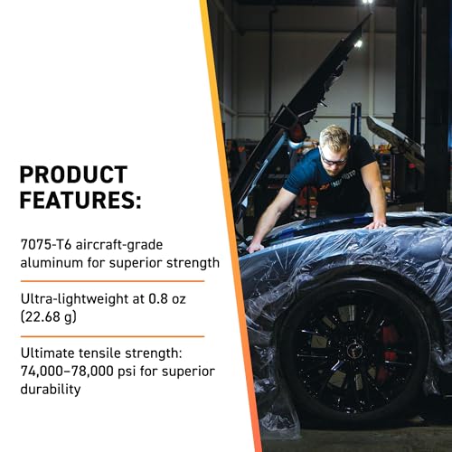 Image of Mishimoto Aluminum Locking Black Lug Nuts Set, M12x1.5, 20 Pieces