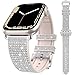Kamita Ersatzarmband Kompatibel mit Apple Watch Armband 49mm 45mm 44mm 42mm, Strass Einstellbar Armbänder Diamant Uhrenarmbänder Ersatzarmbänder Glitzerarmband für iWatch 9/iWatch Ultra 2 (Silber) Watch mit günstig Kaufen-Kamita Ersatzarmband Kompatibel mit Apple Watch Armband 49mm 45mm 44mm 42mm, Strass Einstellbar Armbänder Diamant Uhrenarmbänder Ersatzarmbänder Glitzerarmband für iWatch 9/iWatch Ultra 2 (Silber)