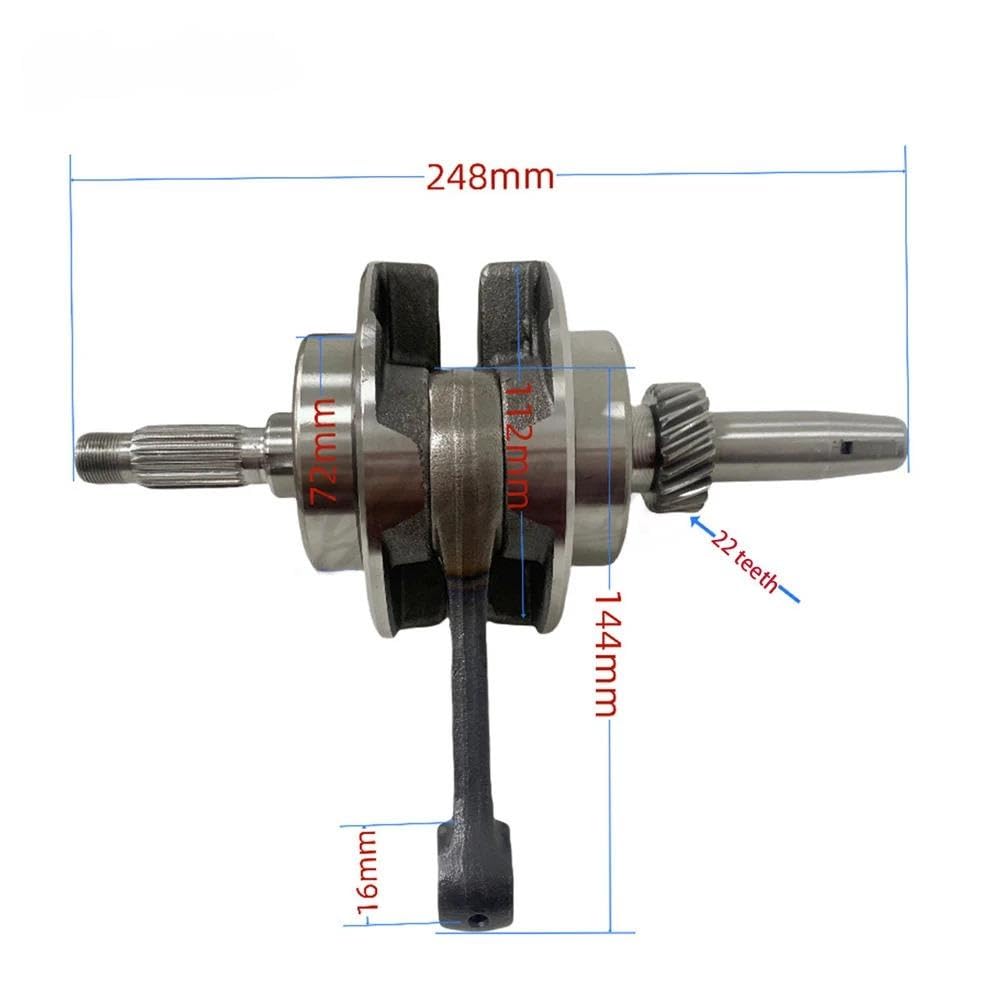 Do Zongshen CG250 Veloci Xeverus 250 CG 250 250cc akcesoria wał korbowy silnika i korbowód łożysko wału