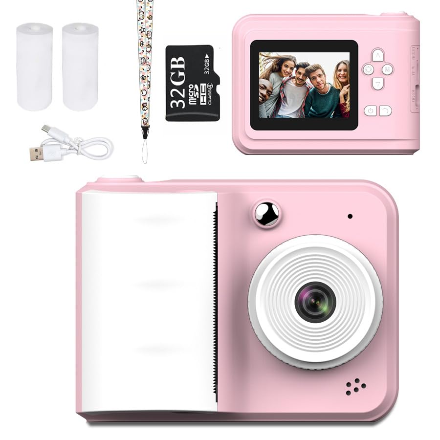 Appareil photo instantané enfants pour capturer les vacances et anniversaires en 1080p