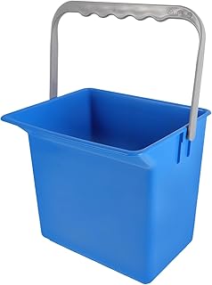 Mikinona Cubeta Plástica Rectangular con Basura Múltiple Cubeta Portátil con Pico Medición Limpieza y Almacenamiento Color